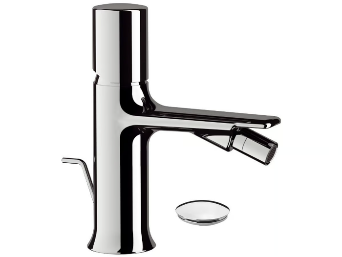 FUSION - Countertop single handle brass bidet mixer with swivel spout _ Daniel Rubinetterie